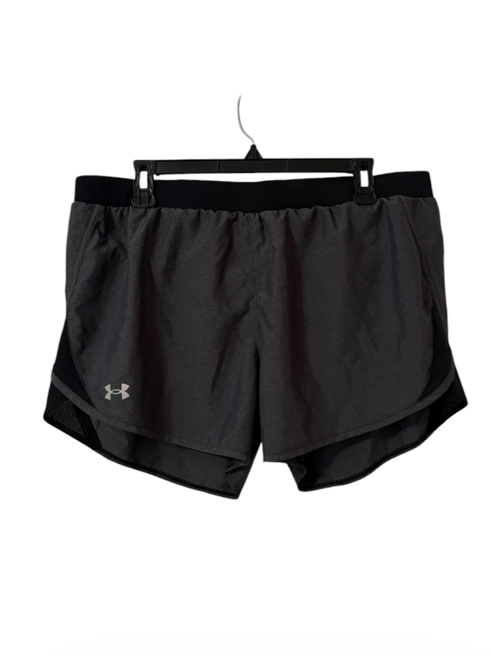 Under Armour Dark Gray Fly By Athletic Shorts